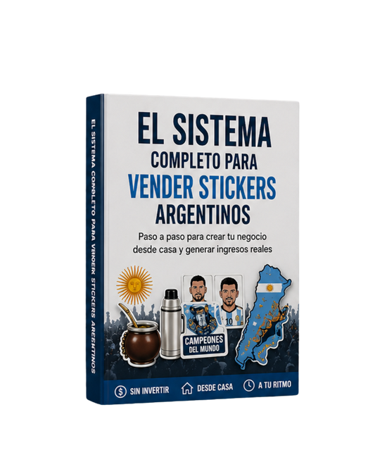 🔥Vende stickers del mundial desde casa